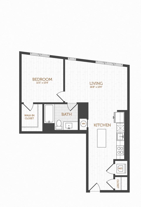a floor plan of a building with different floor plans on it
